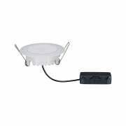 Premium LED Einbauleuchte Suon rund IP44 dimmbar Satin/Weiß 5W 450lm 230V