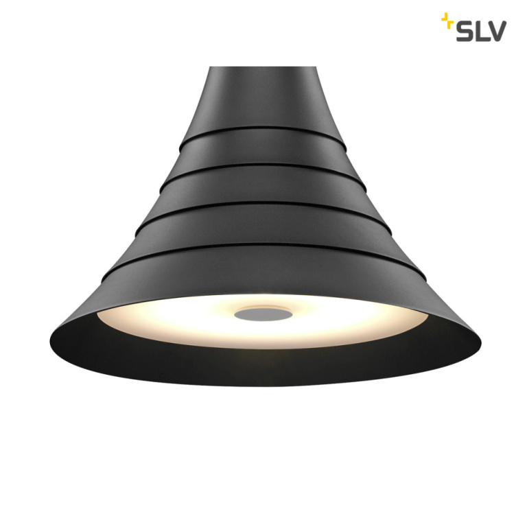 SLV BATO 45 PD, LED Indoor Pendelleuchte, schwarz, LED, 2700K