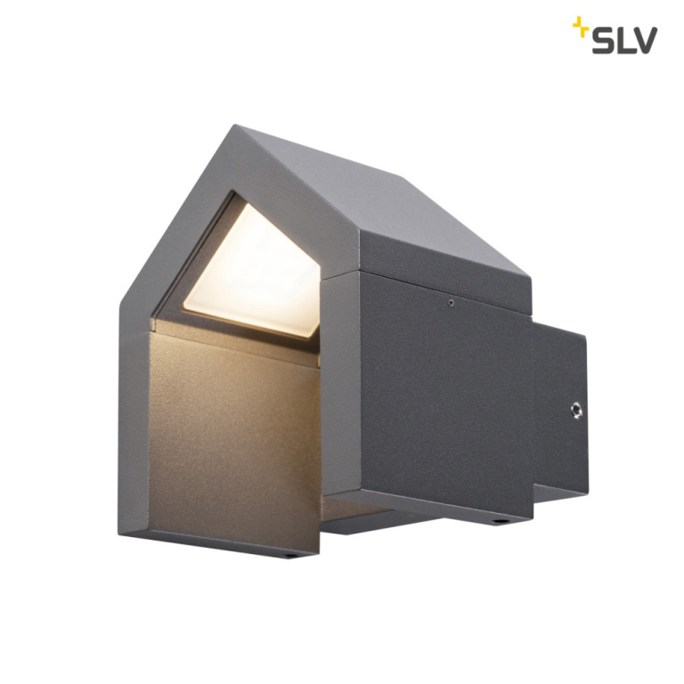 SLV RASCALI WL, LED Outdoor Wandaufbauleuchte, anthrazit, 3000K