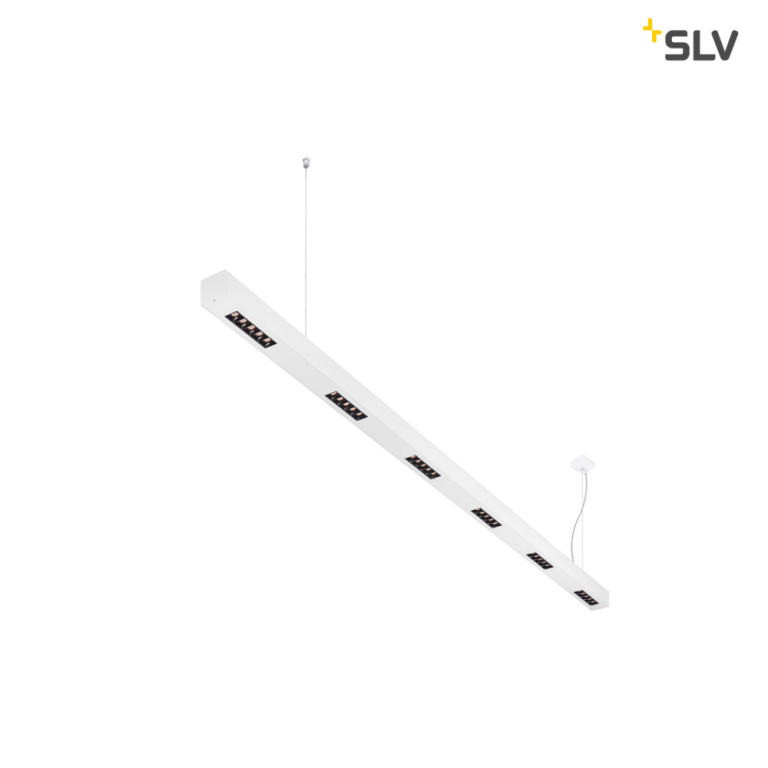 SLV Q-LINE PD, LED Indoor Pendelleuchte, 2m, BAP, weiß, 3000K