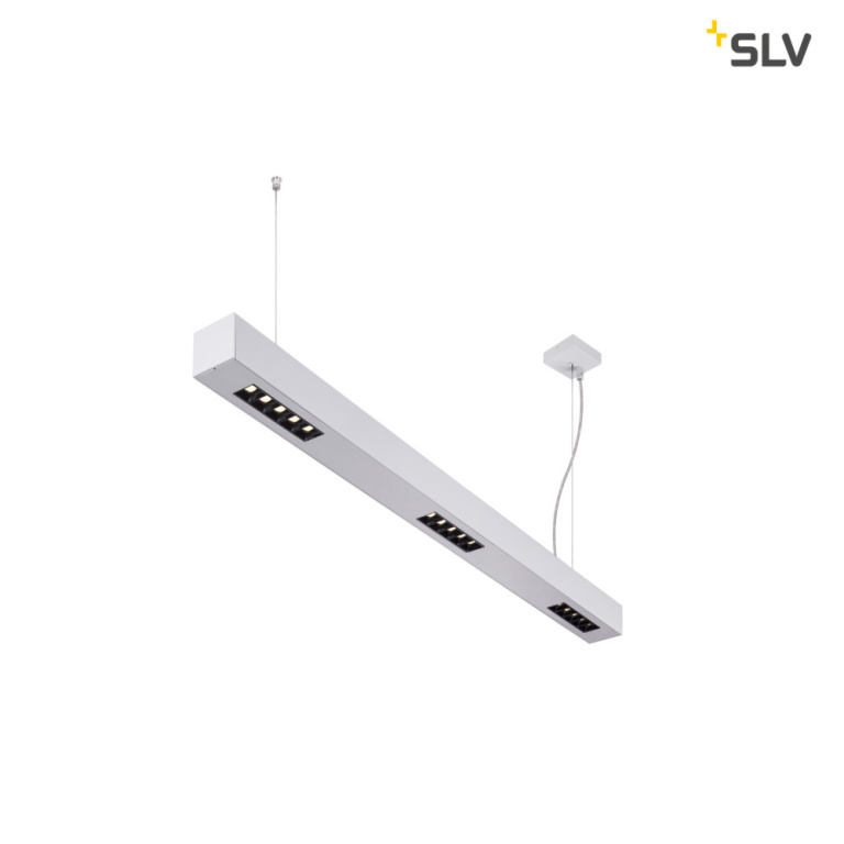 SLV Q-LINE PD, LED Indoor Pendelleuchte, 1m, BAP, silber, 4000K