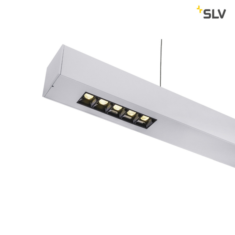 SLV Q-LINE PD, LED Indoor Pendelleuchte, 1m, BAP, silber, 4000K