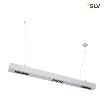 SLV Q-LINE PD, LED Indoor Pendelleuchte, 1m, BAP, silber, 4000K