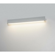 L-LINE 60 LED, Wand- und Deckenleuchte, IP44, 3000K, 700lm, silbergrau