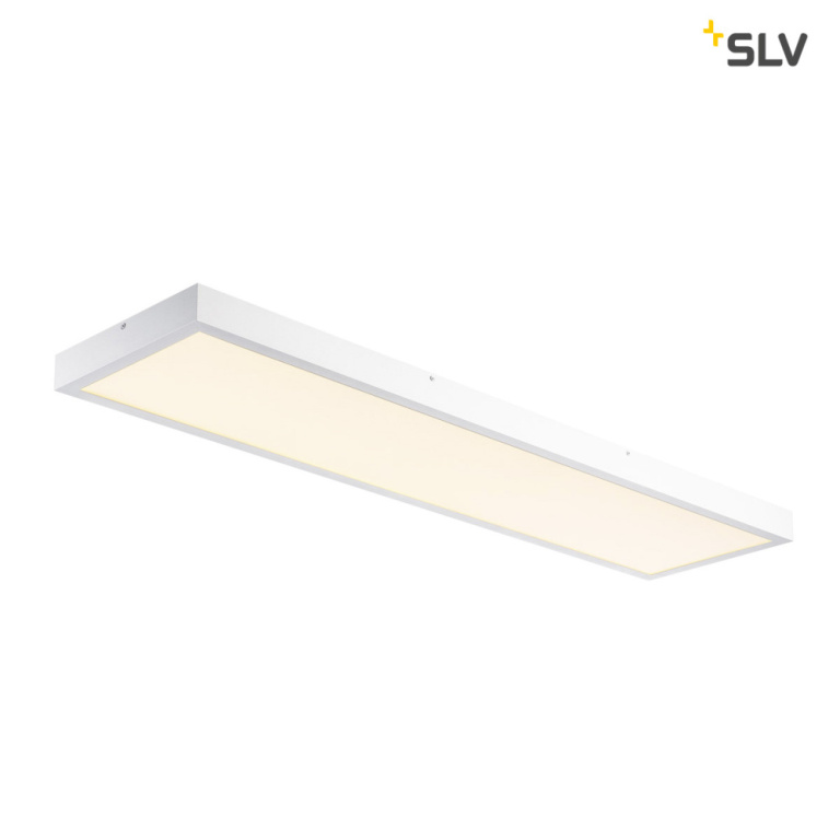 SLV PANEL 1200x300mm LED Indoor Deckenaufbauleuchte,3000K, weiß