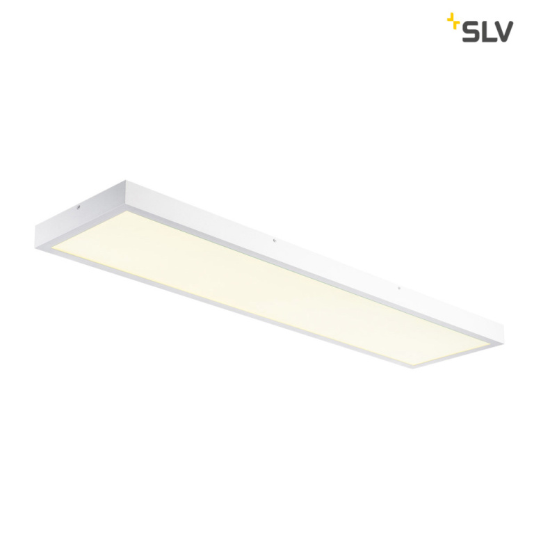 SLV PANEL 1200x300mm LED Indoor Deckenaufbauleuchte, 4000K, weiß