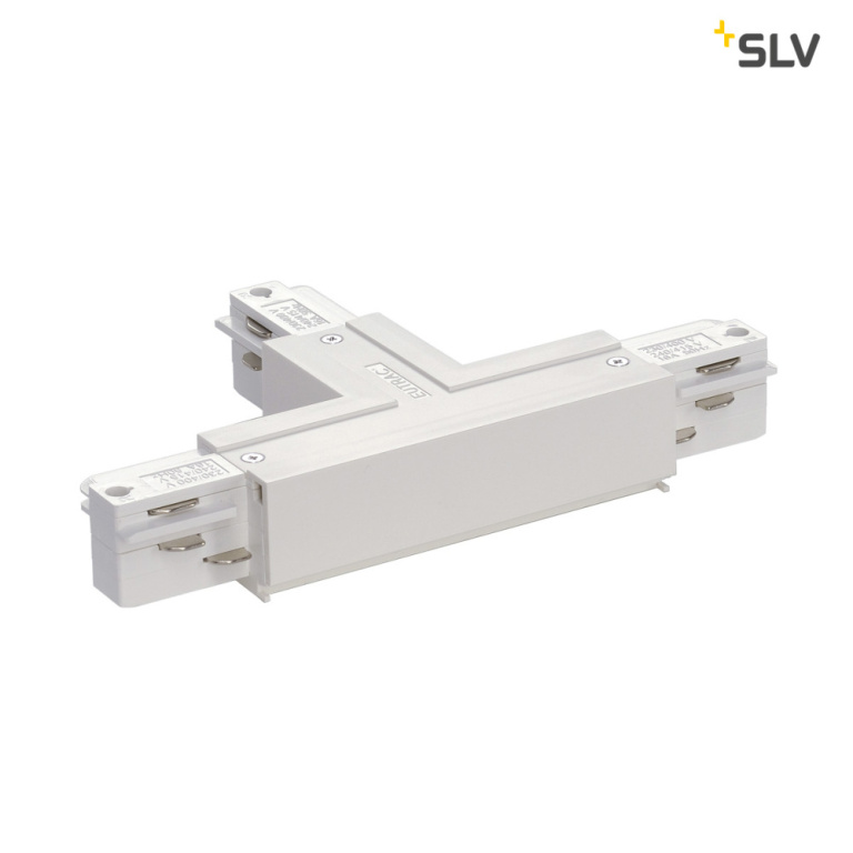 SLV EUTRAC T-Verbinder Erde rechts, verkehrsweiss