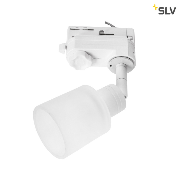 SLV PURI TRACK  QPAR51 Glas, weiß 50W, inkl. 3P.-Adapter