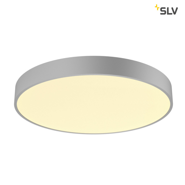 SLV MEDO 60 CW, CORONA, LED Indoor Wand- und Deckenaufbauleuchte, TRIAC, silbergrau 3000/4000K