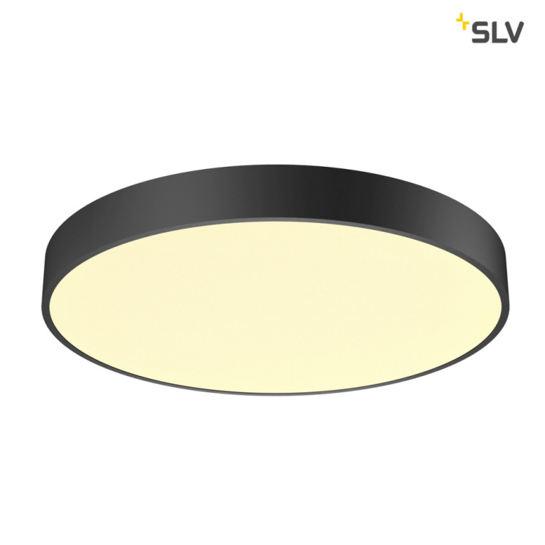 SLV MEDO 60 CW, CORONA, LED Indoor Wand- und Deckenaufbauleuchte, DALI, schwarz, 3000/4000K