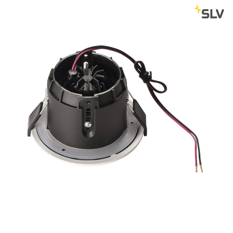 SLV VARU DL, LED Outdoor Deckeneinbauleuchte,schwarz/weiß, IP20/65, 2700K