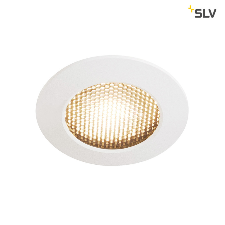 SLV VARU DL, LED Outdoor Deckeneinbauleuchte,schwarz/weiß, IP20/65, 2700K