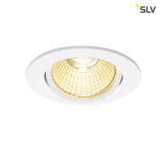 NEW TRIA rund, LED Indoor Deckeneinbauleuchte, weiß, 1800-3000K, 7,2W