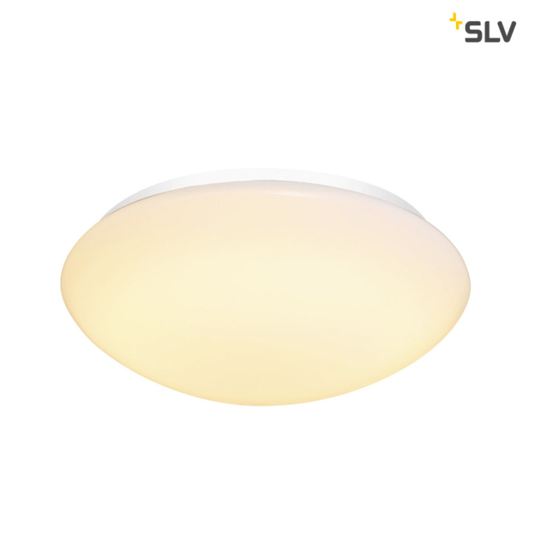 SLV LIPSY 40 Dome, LED Outdoor Wand- und Deckenaufbauleuchte, weiß, IP44, 3000/4000K