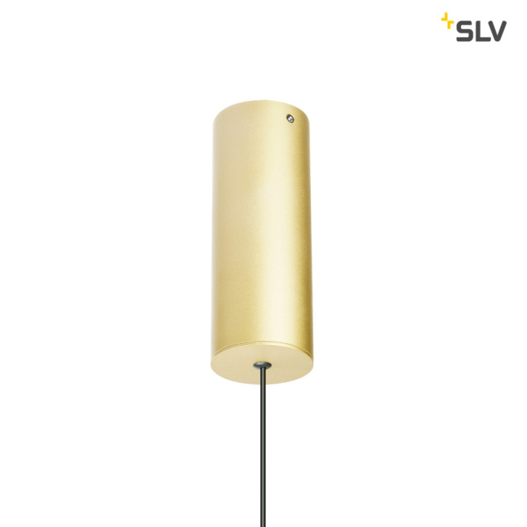 SLV HELIA 30 PD, LED Indoor Pendelleuchte, soft gold, 3000K, Aufbauversion
