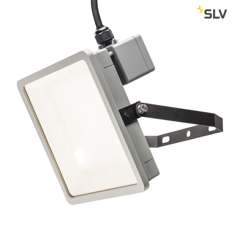 SLV ALMINO WL, LED Outdoor Wandaufbauleuchte, UGR<19, grey, IP65, 4000K