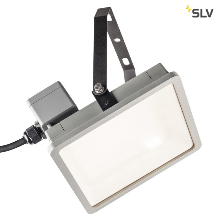 SLV ALMINO WL, LED Outdoor Wandaufbauleuchte, UGR<19, grey, IP65, 4000K