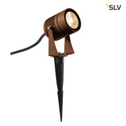 LED SPIKE, LED Outdoor Erdspießleuchte, rost farbend, IP55, 3000K, 40°