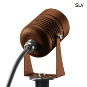 LED SPIKE, LED Outdoor Erdspießleuchte, rost farbend, IP55, 3000K, 40°