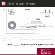 SimpLED Power Strip Set 3m Warmweiß 33W