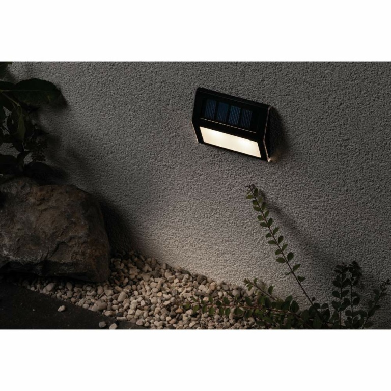 Paulmann Solar LED Outdoor Leuchte Dayton mit Dämmerungssensor IP44 anthrazit