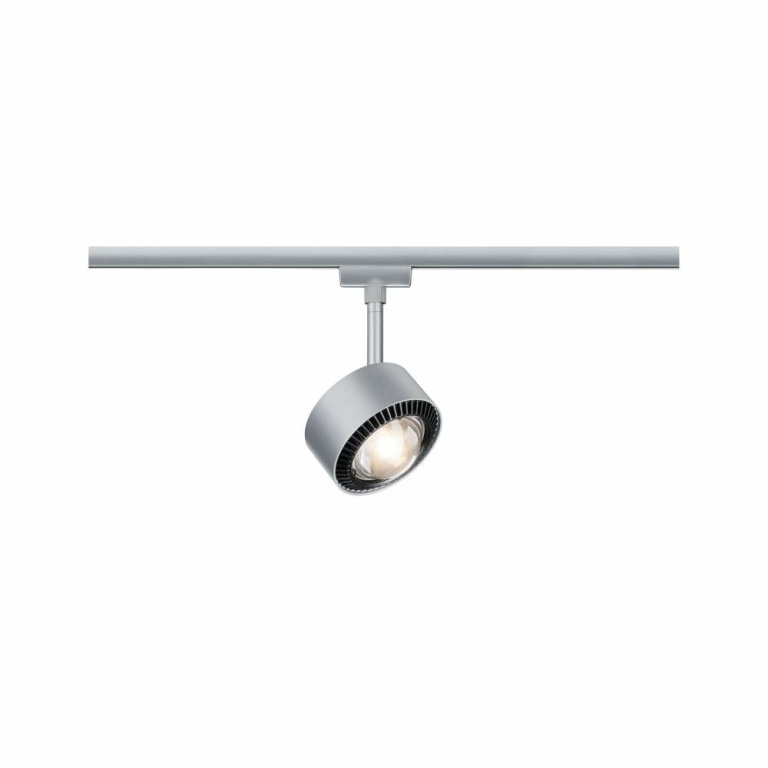 Paulmann URail LED Spot Aldan 9W 480lm 2700K dimmbar chrom matt schwarz (LED fest verbaut)