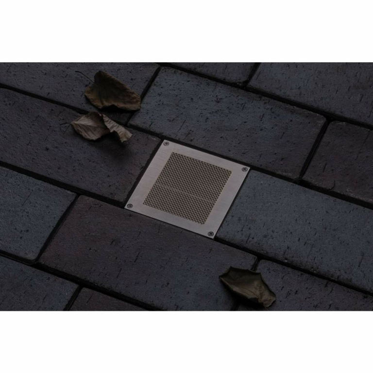 Paulmann Solar LED-Bodeneinbauleuchte Aron 10x10 cm mit Bewegungsmelder & Dämmerungssensor IP67 3000K