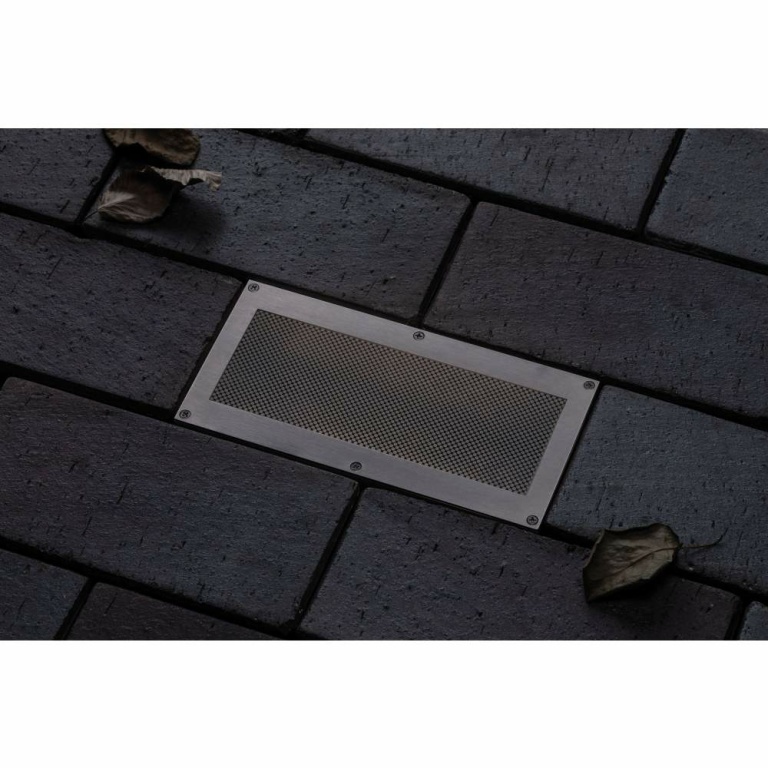 Paulmann Solar LED-Bodeneinbauleuchte Aron 20x10 cm mit Bewegungsmelder & Dämmerungssensor IP67 3000K