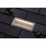 Solar LED-Bodeneinbauleuchte Aron 20x10 cm mit Bewegungsmelder & Dämmerungssensor IP67 3000K