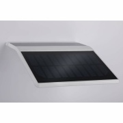 LED Solar Outdoor Wandleuchte Yoko weiß mit Bewegungsmelder IP44 42lm 3000K