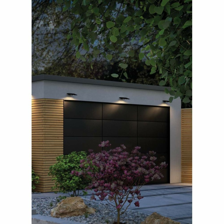 Paulmann LED Solar Outdoor Wandleuchte Yoko anthrazit mit Bewegungsmelder IP44 42lm 3000K