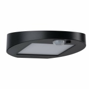 LED Solar Außenwandleuchte Ryse anthrazit mit Bewegungsmelder IP44 30lm 3000K