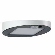 LED Solar Außenwandleuchte Ryse weiß mit Bewegungsmelder IP44 30lm 3000K