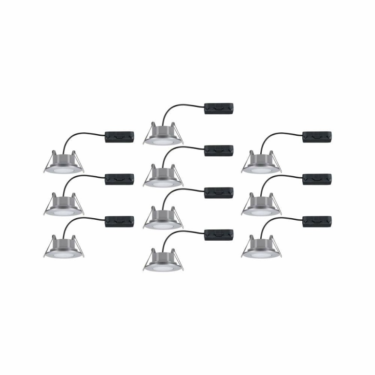 Paulmann Einbauleuchte LED Calla rund 10x6W  Chrom matt