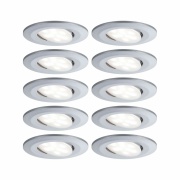 Einbauleuchte LED Calla rund 10x6,5W  Chrom matt