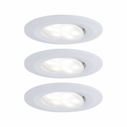 Einbauleuchte LED Calla rund 3x6W  Weiß matt