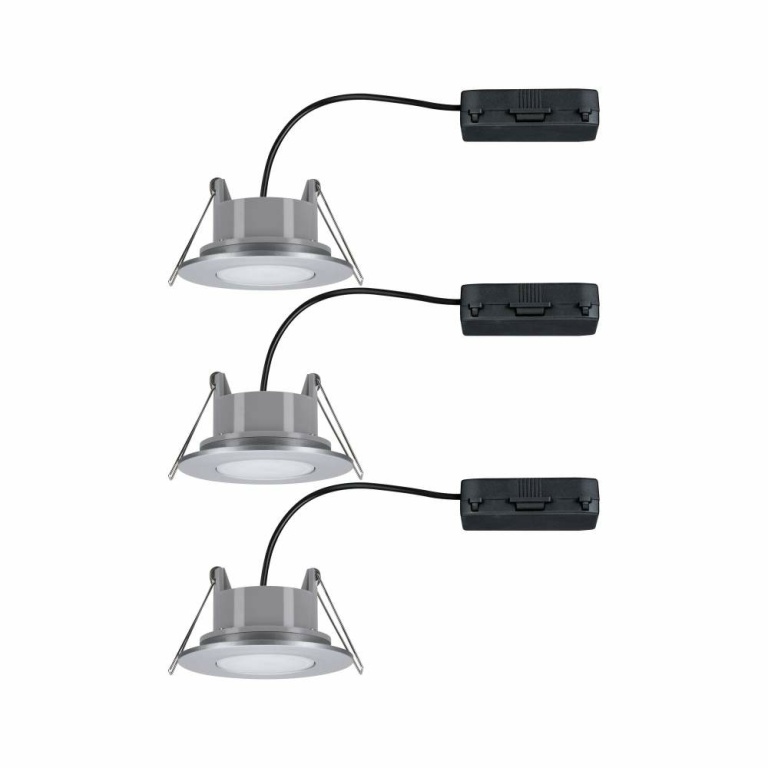 Paulmann Einbauleuchte LED Calla rund 3x6W  Chrom matt