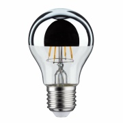 LED Standardform 4,8 Watt E27 Kopfspiegel Silber Warmweiß