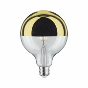 LED Globe 6,5 Watt E27 Kopfspiegel Gold Warmweiß