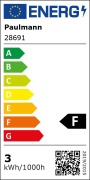 LED Tropfen 2,6 Watt E27 Klar Warmweiß