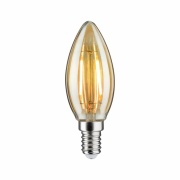 LED Kerze 2,6 Watt E14 Gold Goldlicht