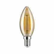 LED Kerze 2,6 Watt E14 Gold Goldlicht