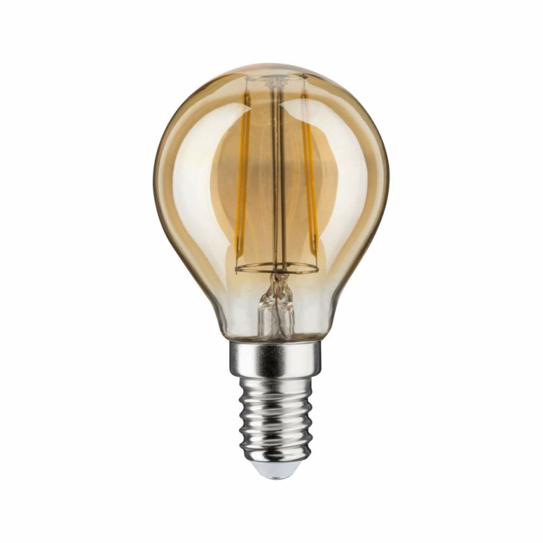 Paulmann LED Tropfen 2,6 Watt E14 Gold Goldlicht