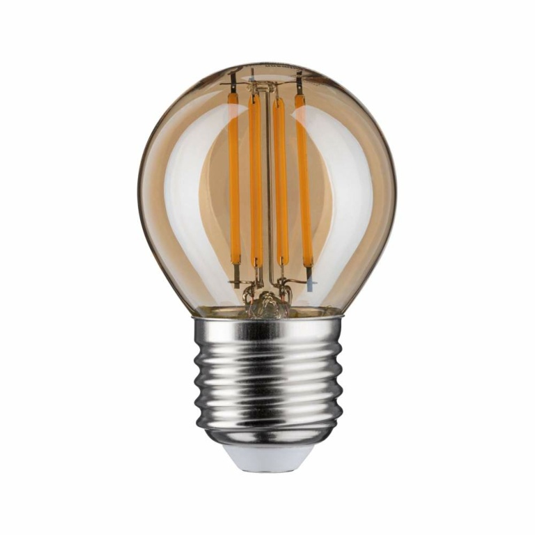 Paulmann LED Tropfen 4,7 Watt E27 Gold Goldlicht