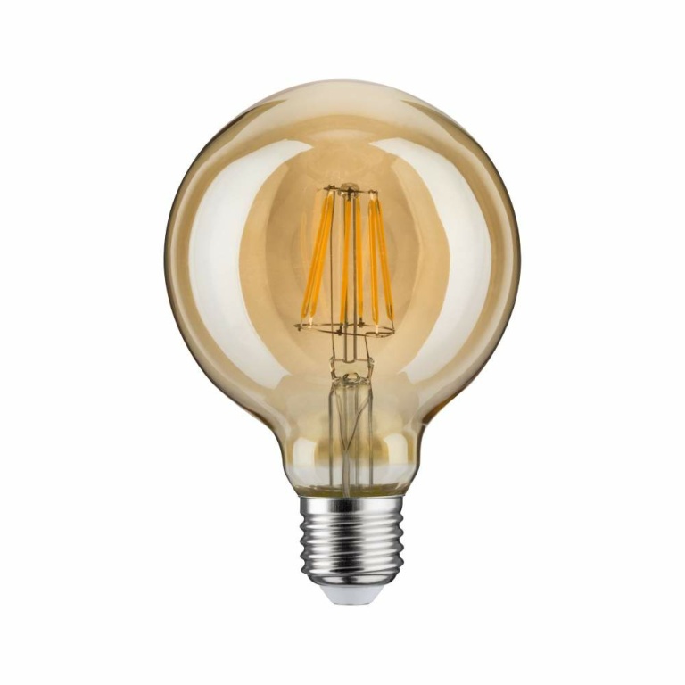 Paulmann LED Globe 95 6,5 Watt E27 Gold Goldlicht