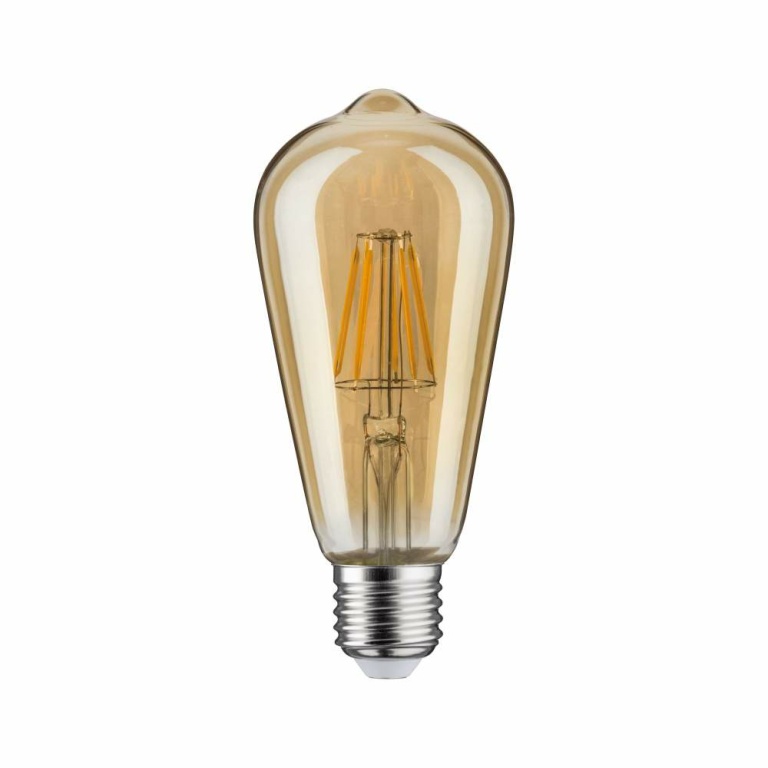 Paulmann LED Kolben ST64 6,5 Watt E27 Gold Goldlicht