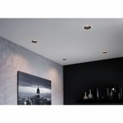 LED Einbauleuchte Cole Coin Weiß/Schwarz matt 6W 470lm 2700K IP44 3-Step-Dim