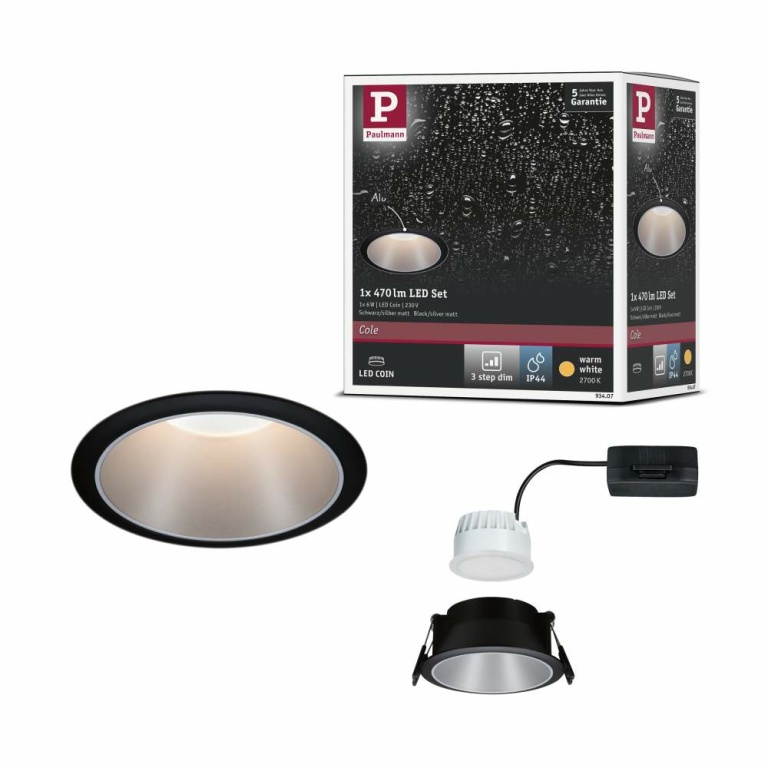 Paulmann 79517 LED Pendelleuchte 22W Schwarz/Grau Puric mit 1200lm Lampen1a 2700K | dimmbar Pane