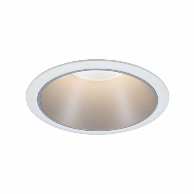 Paulmann LED Einbauleuchte Cole Coin Weiß/Silber 6W 470lm 2700K IP44 3-Step-Dim