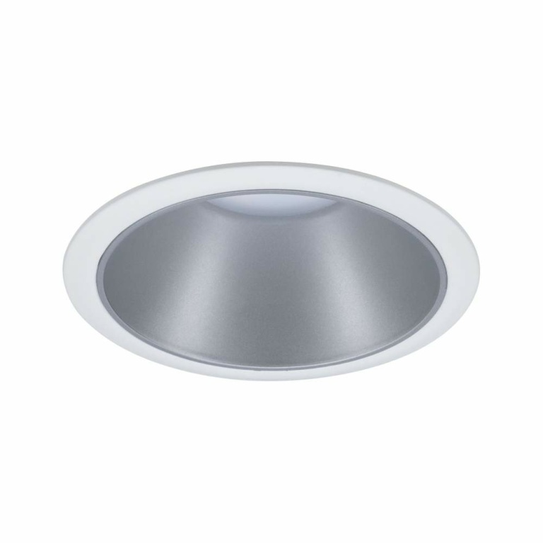 Paulmann LED Einbauleuchte Cole Coin Weiß/Silber 6W 470lm 2700K IP44 3-Step-Dim